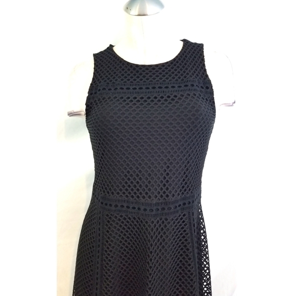 Alfani Size 4 Black A-Line Dress Sleeveless - Picture 5 of 6